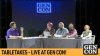 Hawke Robinson speaking at GenCon and on GenCon TV Table Takes